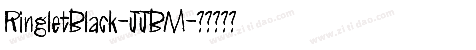 RingletBlack-JJBM字体转换