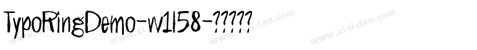 TypoRingDemo-w1l58字体转换