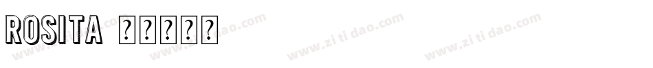 Rosita字体转换