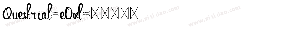 Questrial-eOvl字体转换
