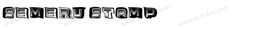 SEMERU-Stamp字体转换