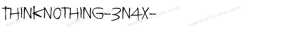 ThinkNothing-3n4X字体转换
