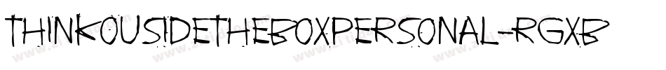 ThinkOusideTheBoxPersonal-rgxBp字体转换