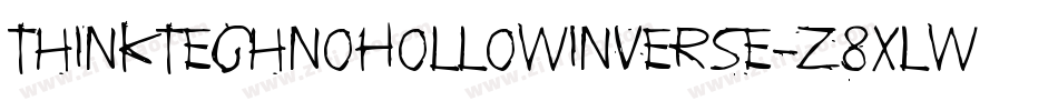 ThinkTechnoHollowInverse-z8XLw字体转换