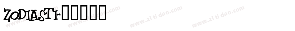 ZODIASTI字体转换