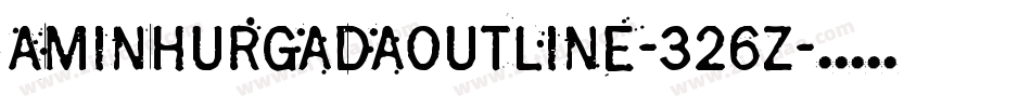 AminHurgadaOutline-326z字体转换