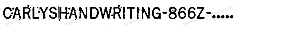 CarlysHandwriting-866Z字体转换