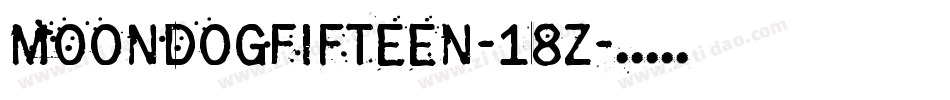 MoondogFifteen-18Z字体转换