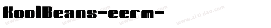 KoolBeans-eerm字体转换