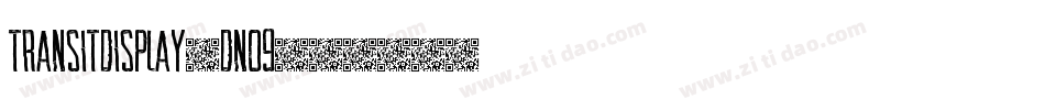 TransitDisplay-DnO9字体转换
