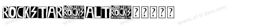 Rockstar-alt字体转换