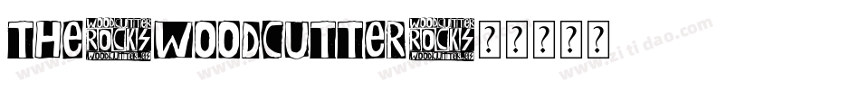 The-Woodcutter字体转换