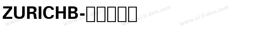 ZURICHB字体转换