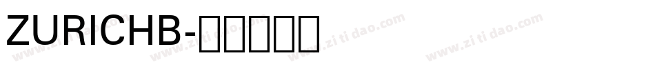 ZURICHB字体转换