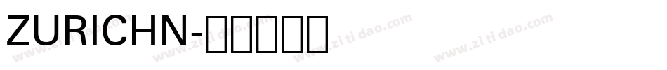ZURICHN字体转换