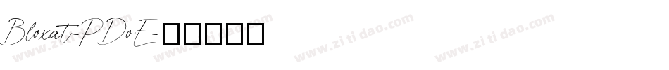 Bloxat-PDoE字体转换