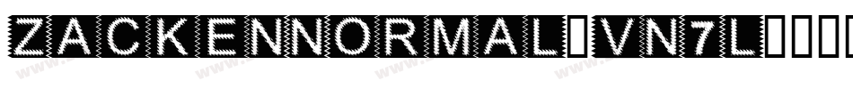 ZackenNormal-vn7L字体转换 ZackenNormal-vn7L字体转换