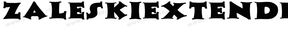 ZaleskiExtendedItalic-p7vR字体转换