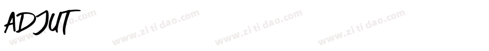 ADJUT字体转换