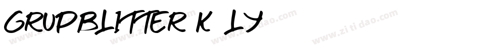 Grudblitter-K7ly字体转换