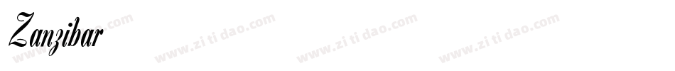 Zanzibar字体转换