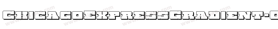 ChicagoExpressGradient-O4m3字体转换