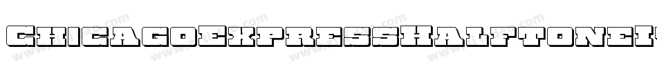 ChicagoExpressHalftoneItal-xepR字体转换