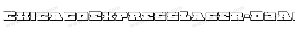 ChicagoExpressLaser-D2A0字体转换