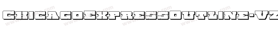ChicagoExpressOutline-VZ5V字体转换