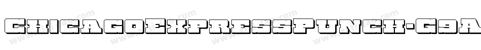 ChicagoExpressPunch-G9AZ字体转换