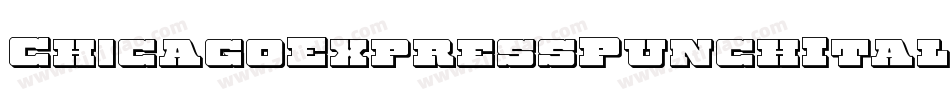 ChicagoExpressPunchItalic-jKJ7字体转换