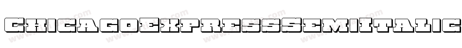 ChicagoExpressSemiItalic-03qX字体转换