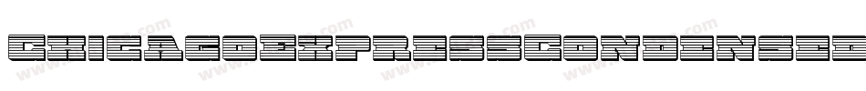 ChicagoExpressCondensed-omAz字体转换
