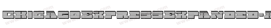ChicagoExpressExpanded-alw9字体转换