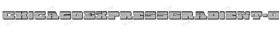 ChicagoExpressGradient-O4m3字体转换