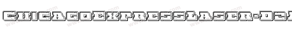 ChicagoExpressLaser-D2A0字体转换
