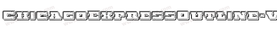 ChicagoExpressOutline-VZ5V字体转换
