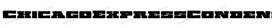 ChicagoExpressCondensed-omAz字体转换