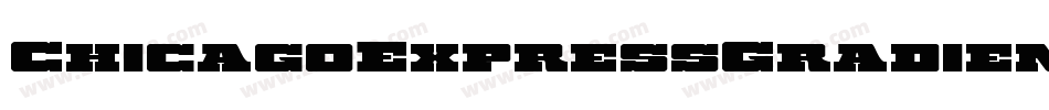 ChicagoExpressGradient-O4m3字体转换