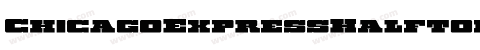 ChicagoExpressHalftoneItal-xepR字体转换