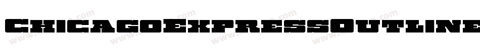 ChicagoExpressOutline-VZ5V字体转换
