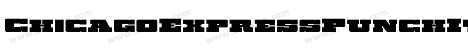 ChicagoExpressPunchItalic-jKJ7字体转换