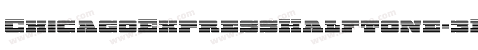 ChicagoExpressHalftone-3D6z字体转换