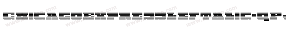 ChicagoExpressLeftalic-qPJ0字体转换
