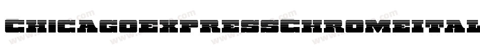 ChicagoExpressChromeItalic-gYX6字体转换