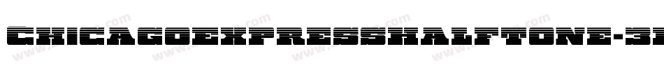 ChicagoExpressHalftone-3D6z字体转换