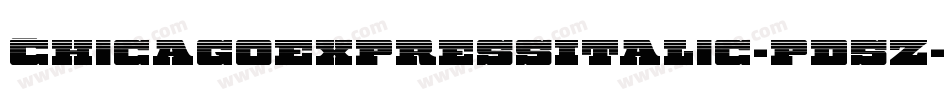 ChicagoExpressItalic-pd5Z字体转换