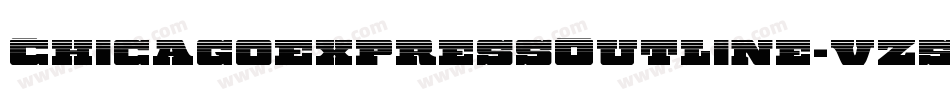 ChicagoExpressOutline-VZ5V字体转换