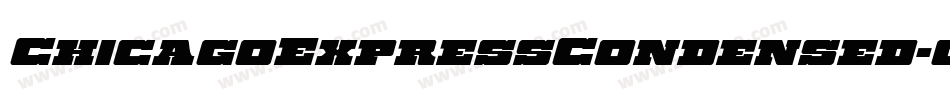 ChicagoExpressCondensed-omAz字体转换