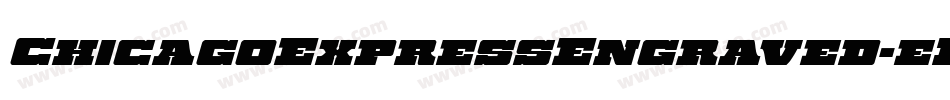 ChicagoExpressEngraved-eBPB字体转换